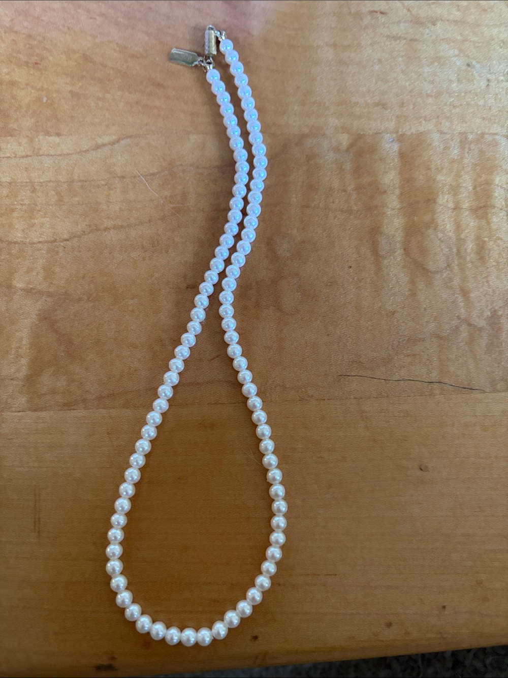 Classic White Pearl Necklace